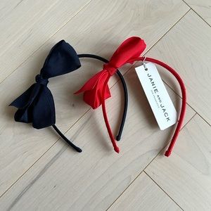 Janie And Jack Bow Hairband, set of 2 NWT